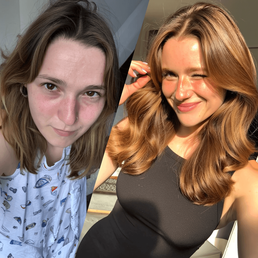 Beauty transformation